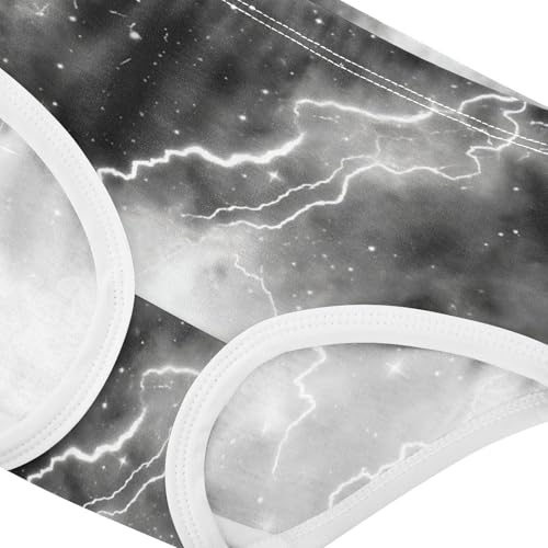 Outer Space Nebula Grey Girls Underwear Toddler 2t Cotton Panties for Girl Designer Briefs Underpants4