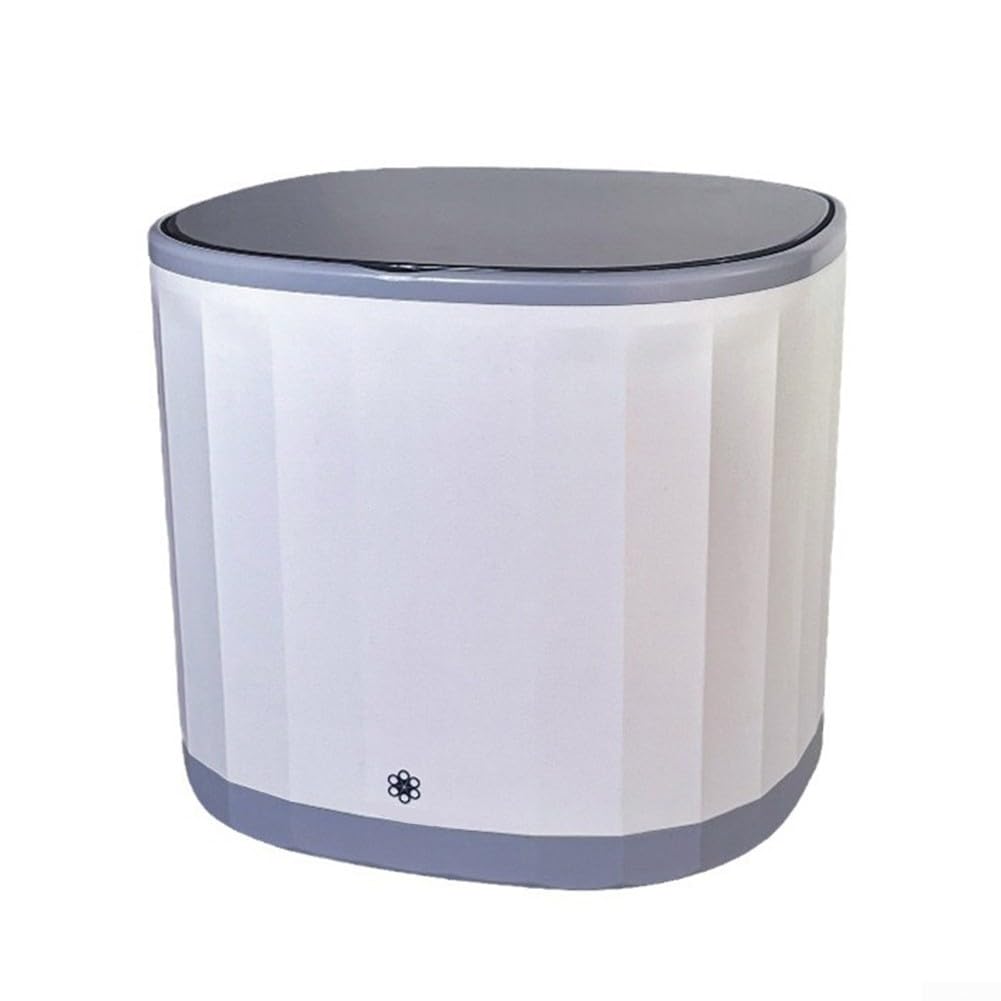 Eawfgtuw Lave-vaisselle portable rechargeable par USB avec porte-gobelet interne, rinçage à 360°, cycle de nettoyage turbo de 15 minutes, matériau ABS, 20 x 20 x 18 cm, blanc, pour bureau d'étude