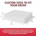 FOAMYFOAM High Density 5 inch Thick, 24 inch Wide, 24 inch Long Upholstery Foam, Cushion Replacement