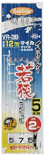 HARIMITSU VR-39 Squid Leader Fluorocarbon 12 m miniatura 1