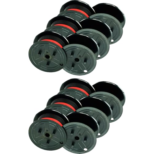 Cinta de Tinta Compatible Universal GRC Pack 6 Negro/Rojo miniatura 1