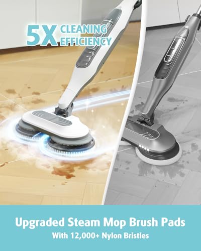 Image of AIR U+ Newly Upgraded Steam Mop Replacement Brush Pads for Shark Steam and Scrub Mop S8201 S8001 S7201 S7000 Series (2 Count)