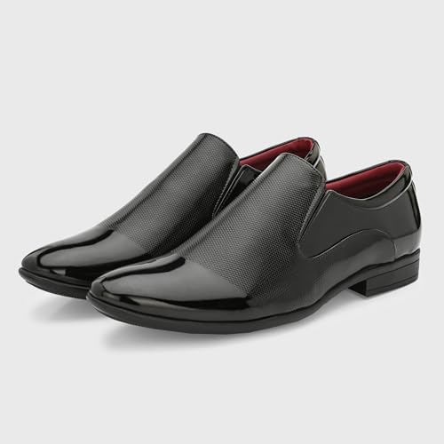 Image of Centrino Mens Slip-on Shoes | Slip On Cushioned Insole Formal Shoe |Premium Craftsmanship & Durable Build |Classic, Timeless Durable Formal Shoes with a Smart and Sleek Upper, Crafted Material (9754)