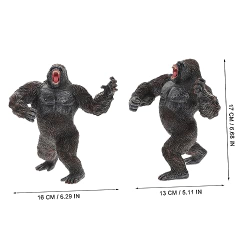 Figurines de chimpanzés Mikinona pour décoration authentique de maison