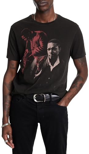 John Varvatos Men's John Coltrane Tee, Black