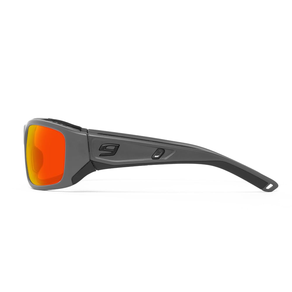 NINES Occhiali da sole polarizzati FORK, NIRTECH e UV400, lenti antiriflesso idrofobiche, ideali per pesca e avventure all'aria aperta