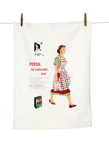 Persil poudre à lessiver publicité 1955 Torchon