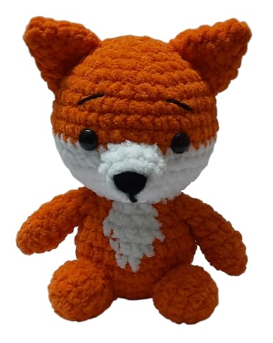 Crochet Artwork Amigurumi Handmade Soft Plushie Fox Toy