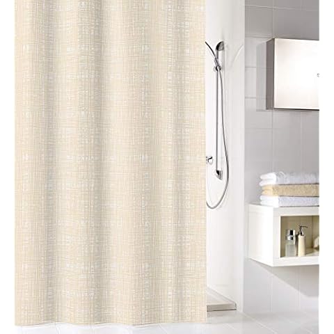 Kleine Wolke Linen Duschvorhang, 100% Polyester Cover