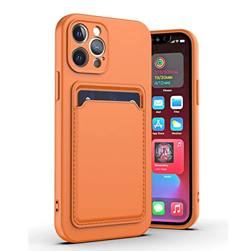 Étui portefeuille en silicone liquide pour iPhone 12 13 Mini 11 14 Pro Max