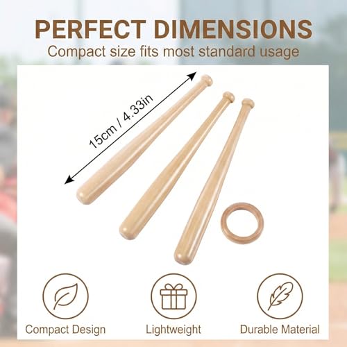 Holz Baseball Ausstellungsständer für Standard Basebälle Anzeige oder Aufbewahrung, Kinder Geburtstagsgeschenk für Spiel und Souvenir-Baseballs