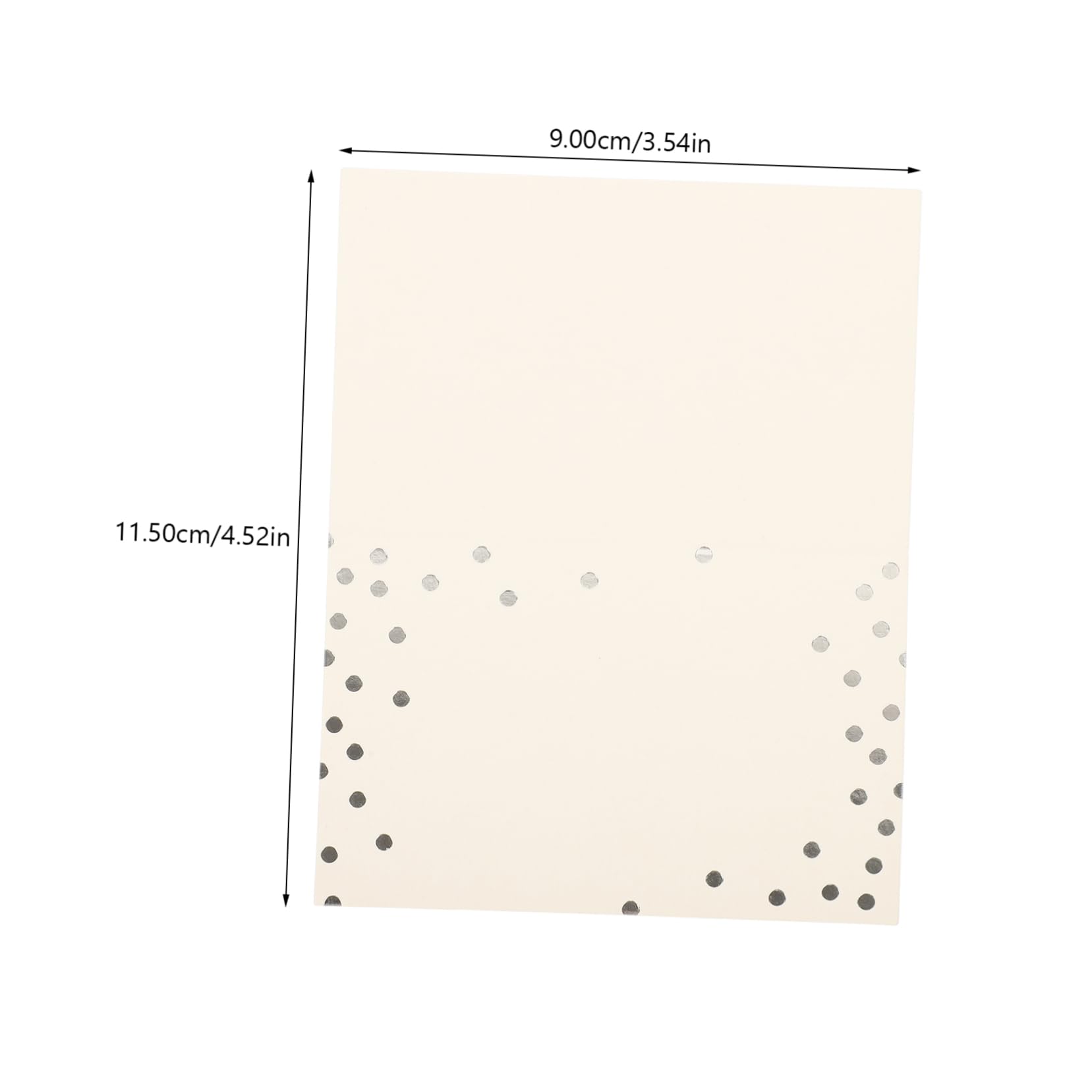 OFFSCH 50pcs Foil Place Cards for Weddings Elegant Tented Name Cards for Table Settings for Bridal Showers Birthday Parties and Special Events