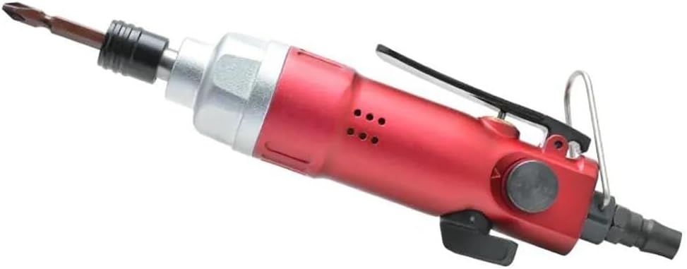 1/4" Industrial Grade Pneumatic Screwdriver Straight Hand Reversible Air Screw Driver Adjustable Speed 10000RPM Torque 40Nm