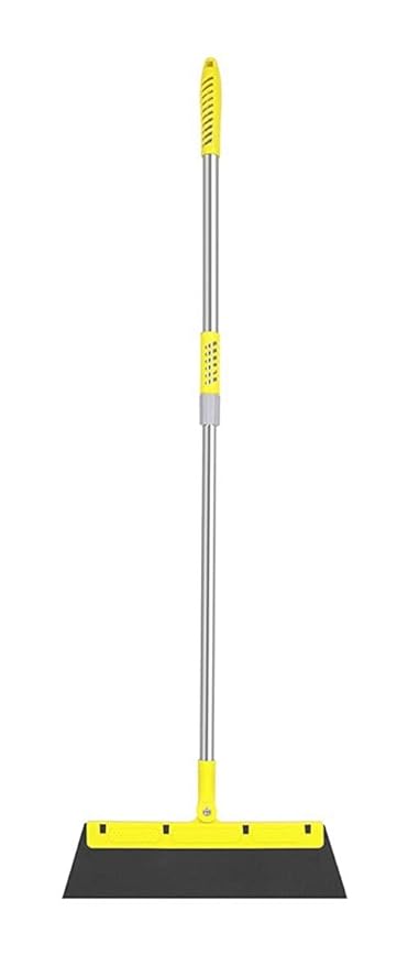 Kitchen World Extendable Dual Use Wet and Dry 180 Degrees Multi-Purpose/Telescopic Window Floor and Bathroom Wiper with Stick (Standard Size)