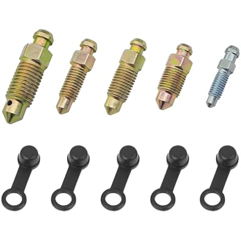 Brake Caliper Bleed Screws with Dust Caps Cover