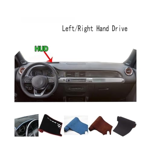Tapis de tableau de bord pour EQB X243 - Protection sur mesure Dashmat - 5