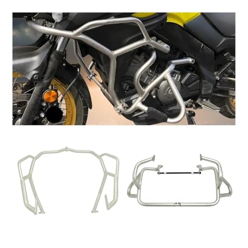 Pare-chocs supérieur inférieur V-Strom 650 double protection