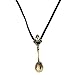 Lux Accessories Antique Burnished Spoon Pendant Necklace Mini Tea Snuff Spoonful