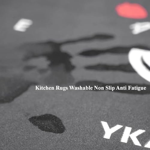 Tapis de cuisine antidérapant et imperméable grand format lavable en machine - 4