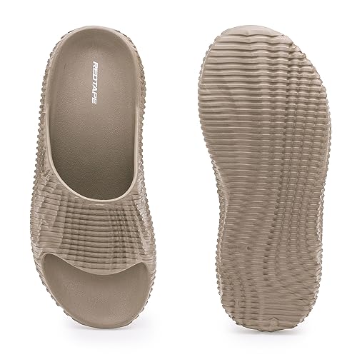 Image of Red Tape Casual Sliders for Men | Refined Round-Toe Shape with a Relaxing Slip-On Support