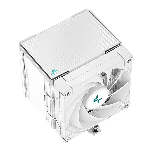 Image of Deepcool AK500 WH High-Performance Single Tower CPU Cooler - White | Support Intel - LGA2066 /2011-v3 /2011 /1700 /1200 /1151 /1150 /1155 & AMD - AM5 /AM4 - R-AK500-WHNNMT-G