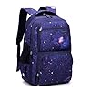 MITOWERMI Boys Backpacks for Primary Junior School Kids Backpack with Lunch Box Galaxy Space Bookbags for Boys Girls