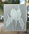 Frosted Glass Interior Door - Metacurl - 3D Enhanced Frosted - Oceanic - 30" x 84" - Book/Slab Door - Alder Clear