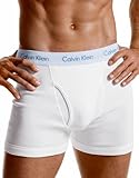 Calvin Klein Men's Flexible Fit Boxer Brief, White, M (32"-34")