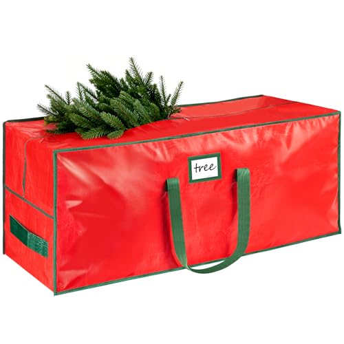 HABGP 9 ft Large Christmas Tree Storage, Stores 9 Foot Artificial Xmas Trees, Sturdy Plastic...