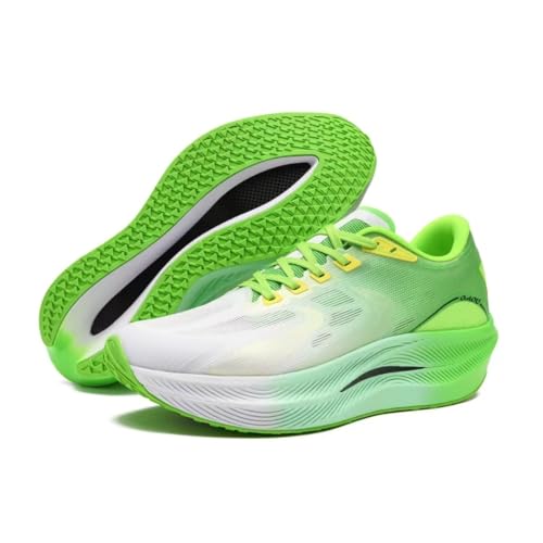 Image of Carbon Plate Marathon Running Racing Shoes Men Stable Support Shock-Relief Ultra-Light TPU Outsole Rebound Sneakers
