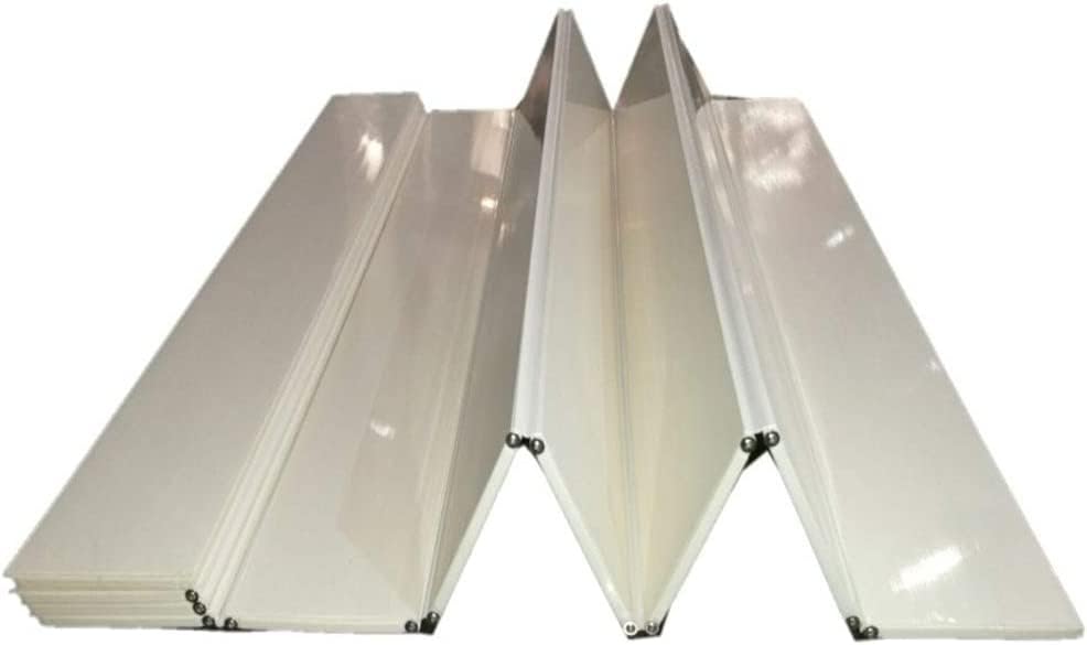Couvercle de bain blanc multifonction JATIBOSH en PVC pliable épais