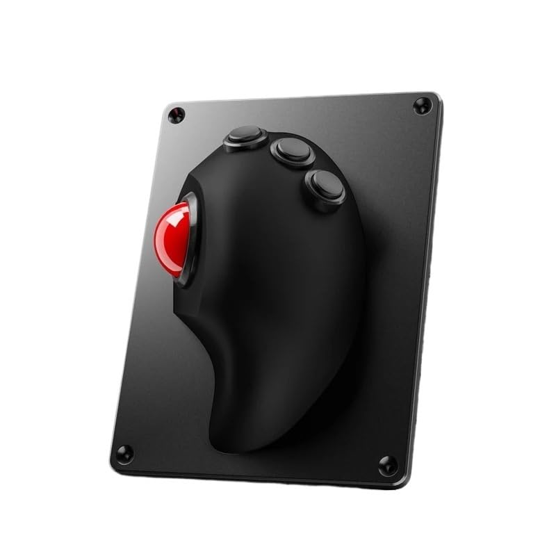 Ergonomiczna mysz przemysłowa typu trackball do montażu panelowego o stopniu ochrony IPX6 z 3 przyciskami myszy z przełącznikiem kluczykowym NKK