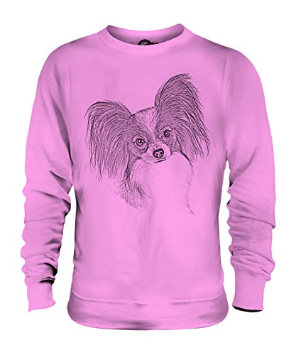 Sweat-shirt homme et femme imprimé papillon Candymix manches longues