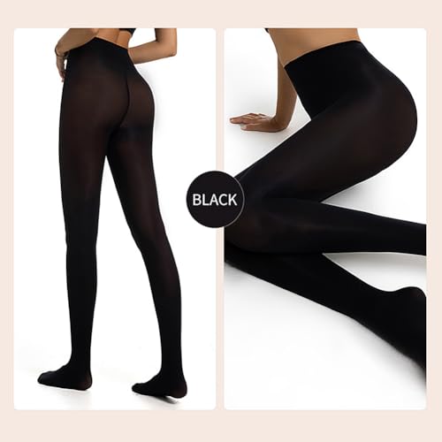 Image of Womens 40 Den Opaque Control Top Tights, High Waist Pantyhose