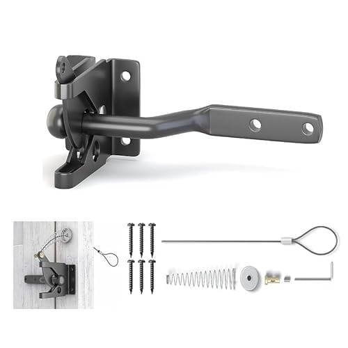 gate latches locking