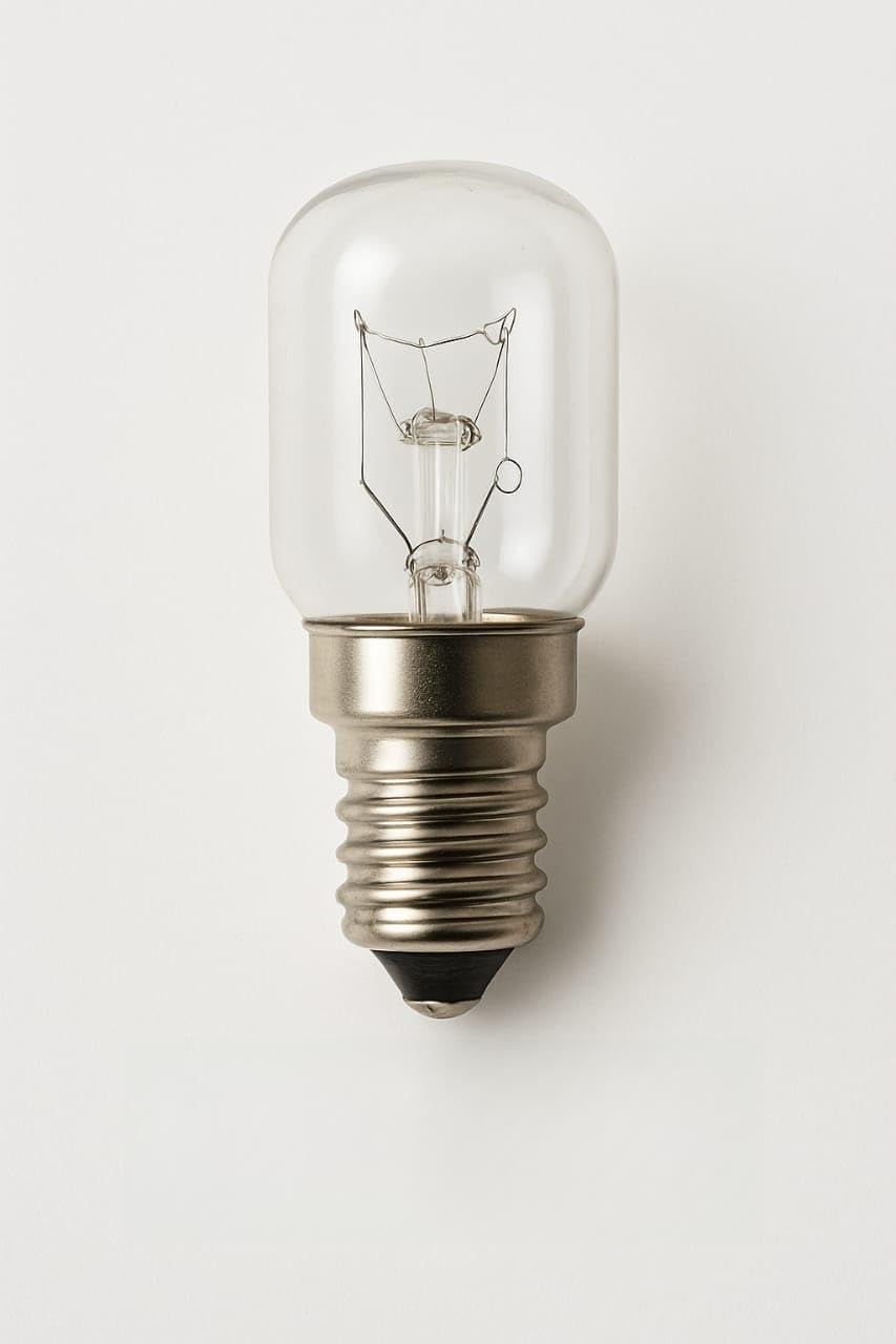 Refrigerator Light Bulb, E12 Base, Clear Glass, Small Appliance Replacement Bulb-image-19