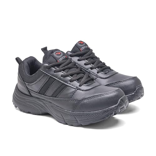 Image of ASIAN Expo-31 Lace School Shoes for Kids | Comfortable School Shoes for Boys & Girls with Soft Cushioning, Durable Upper, Secure Lace Fit & Steady Grip Sole