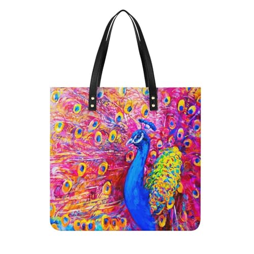 Grand sac pour voyage 39x39cm : fini le manque de place avec style paon