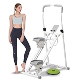 Escenarios aplicables: este maestro de escaleras es fácil de operar y almacenar, y adecuado para principiantes, personas a las que les gusta hacer ejercicio o perder peso. Nuestro paquete viene con un disco de torsión de cintura que puede ejercitar eficazmente la cintura. Muy adecuado para su uso en hogares, estudios de yoga y gimnasios.