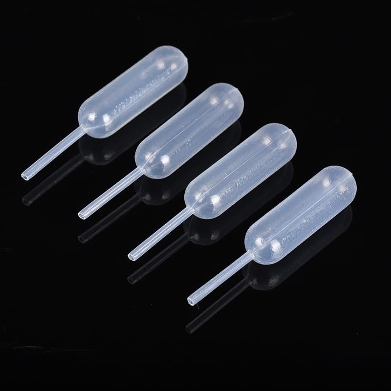 120 Pipettes Plastique 4ml - Alimentaire - Pour Cuisine, Pâtisserie, Confiture - Graduées Et Translucides