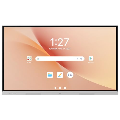 Image of AHA Hybrid 5000 65 inch Interactive Flat Panel Display QLED Smart Board Touchscreen with Android 15, AI-Powered Electronic Whiteboard for Classroom & Conference Room Collaboration