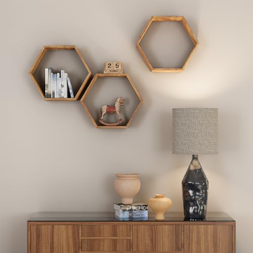 BATODA Floating Shelf Bracket (8 pcs) - Blind Shelf Supports - Silver Hidden Brackets for Floating Wood Shelves – Great Invisible Support for Thin Shelf – Shelving Mounting Hardware Included (Pack 8)