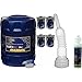 Produktbild QR-Parts Set 20 Liter 85454430 CT4503 MN7504-20 DIN61 5022 9990 350ml Original MANNOL Motor Doctor Scheibenreiniger Konzentrant 1:100 250ml DIESEL EXTRA 10W-40 Auslaufhahn