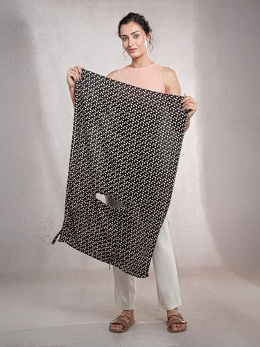 Image of Multipurpose Mask Cum Scarf for Women Cotton I Face Cover for Women I Sun Protection and Summer Wear Scarf