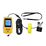 Hcyx Tragbarer Fischfinder Angelnch Handheld Kayak Fishfinders Kabelgebundener Fisch Tiefensucher Sonarsensor Geber FüR Bootsangeln Meeresangeln