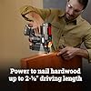 WORX Brad Nailer Cordless, 20V 18 ga Brushless Nail Gun Cordless, High Driving Power, Up to 2-⅛" into Hardwood, Narrow Nose, 3 LEDs, 3000 Nails & 20V 2.0 Ah Battery and Charger Included, PowerShare