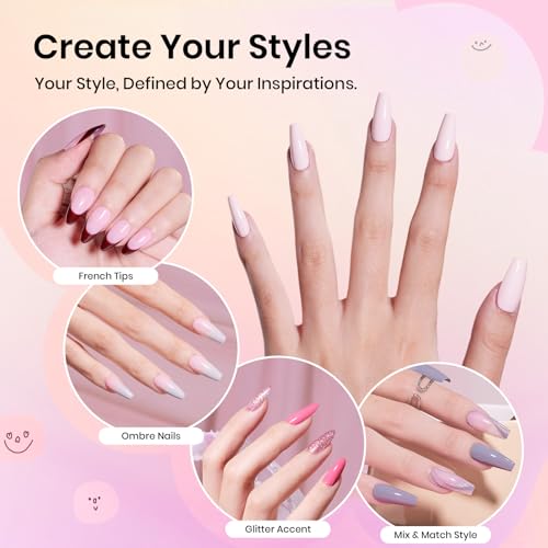 Image of Beetles Stay Shining 23 Pcs Gel Nail Polish Kit with UV Light, 12 Color Nail Manicure Studio Kit Cozy Elegance and Base Gel Glossy &Matte Top Coat Cuticle Oil & Nails Tools, DIY Salon-Quality at Home