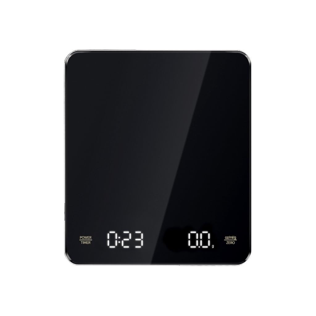JFDBGU Coffee Electronic Scales Pour Over Espresso 3kg 0.1g LED Auto Timer Smart Kitchen Scale