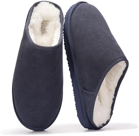 Project Cloud Mens Slippers 100% Genuine Leather and Genuine Shea...