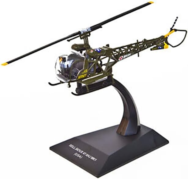 OH-13G Sioux Helicopter 4077th Mobile Army Surgical Hospital (MASH) United States Army 1/72 Diecast Model by Altaya ALCH15